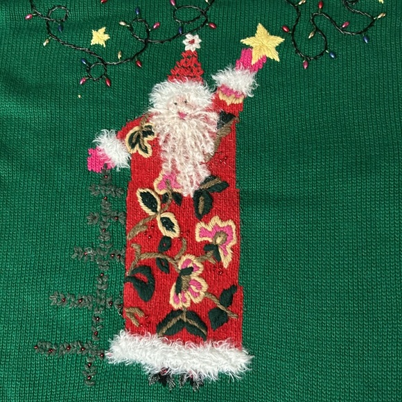 NWT Christmas Themed Susan Bristol Sweater Size 2W - Picture 5 of 10